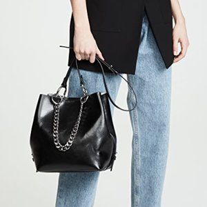 Rebecca Minkoff Kate Medium Convertible Bucket- Black